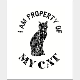 Funny Saying Meme Cute Black Cat Lover Mom Kitten Lady Dad Posters and Art